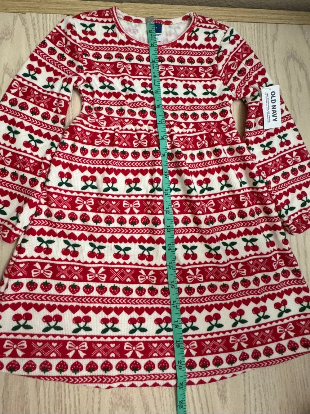 Long-Sleeve Waffle-Knit Dress for Toddler Girls size 3T